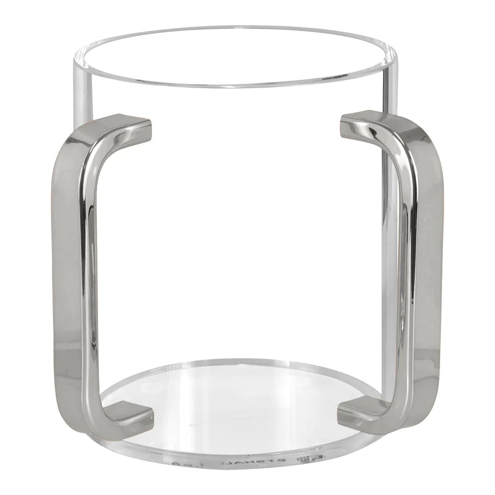 Bt Shalom Clear/Silver Washcup - The Cuisinet