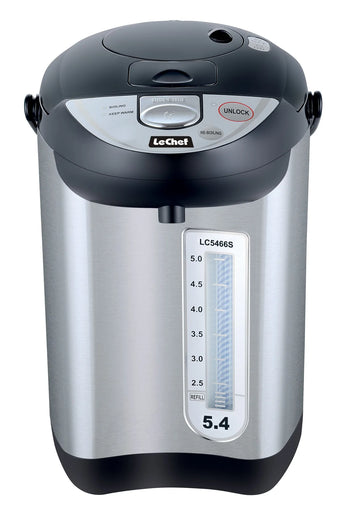 ProChef, M PC7060 Electric Hot Urn, Stainless Steel, 5-Quart, Double Power  Pump, Water, Safety Lock, Reboil and Keep Warm Option