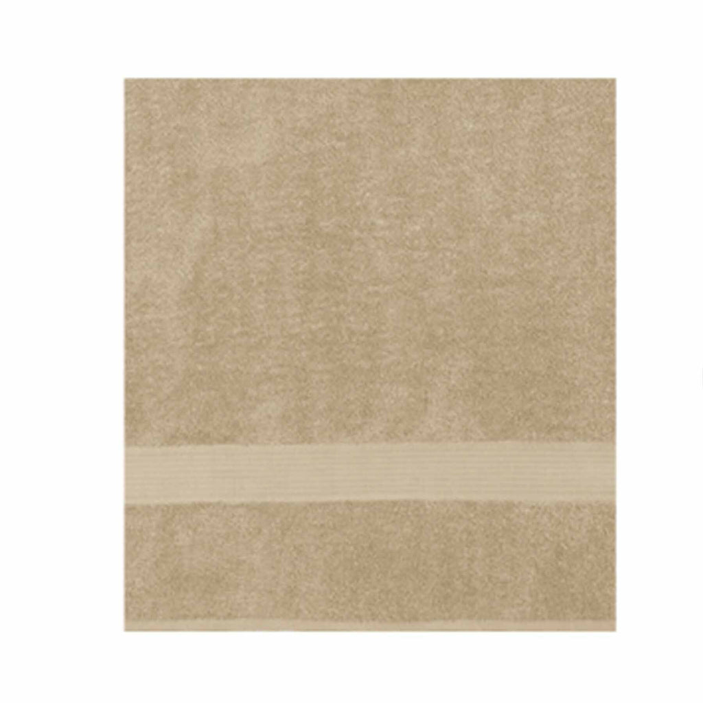 Safdie & Co Allure Collection Luxurious Solid Terry Bath Towel, 25 in x 50 in, Sand - The Cuisinet