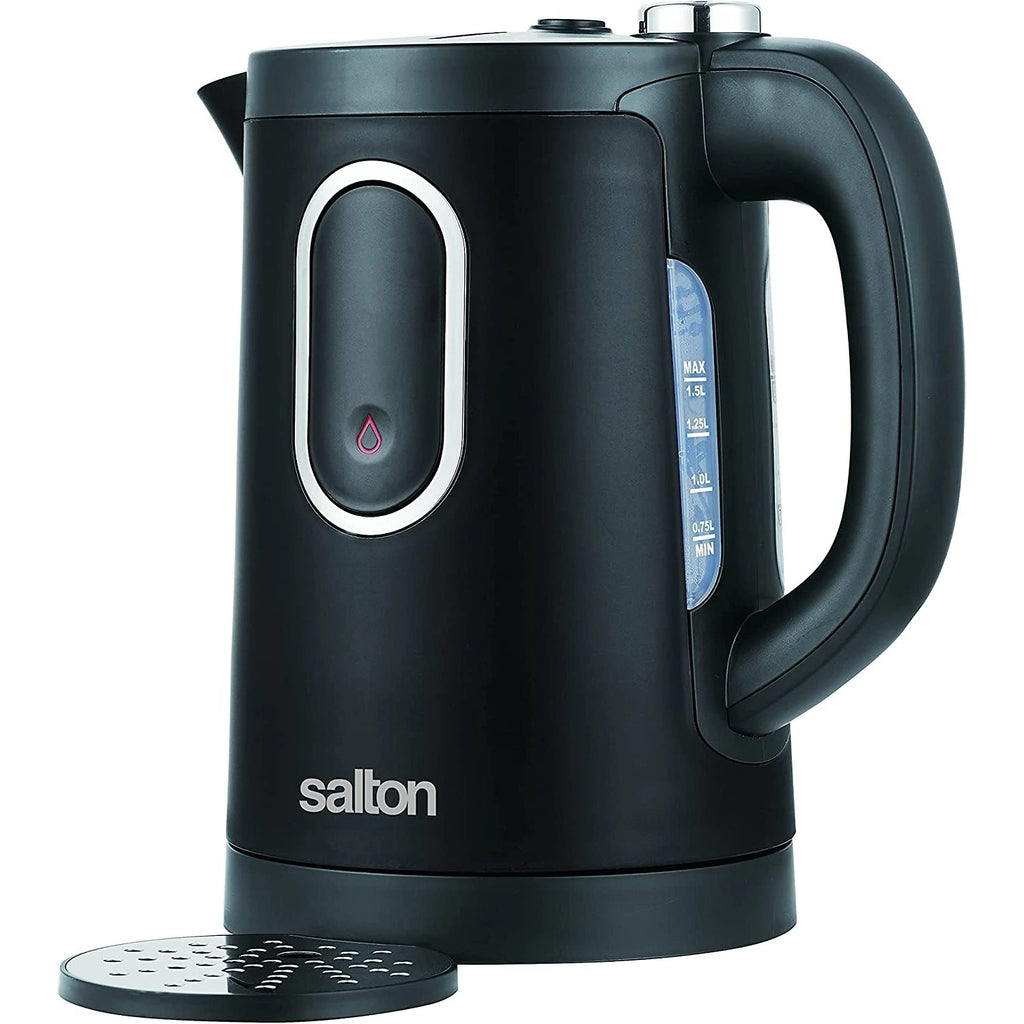 Salton Black Multipurpose Hot Water Kettle 1.5L 1pc - The Cuisinet