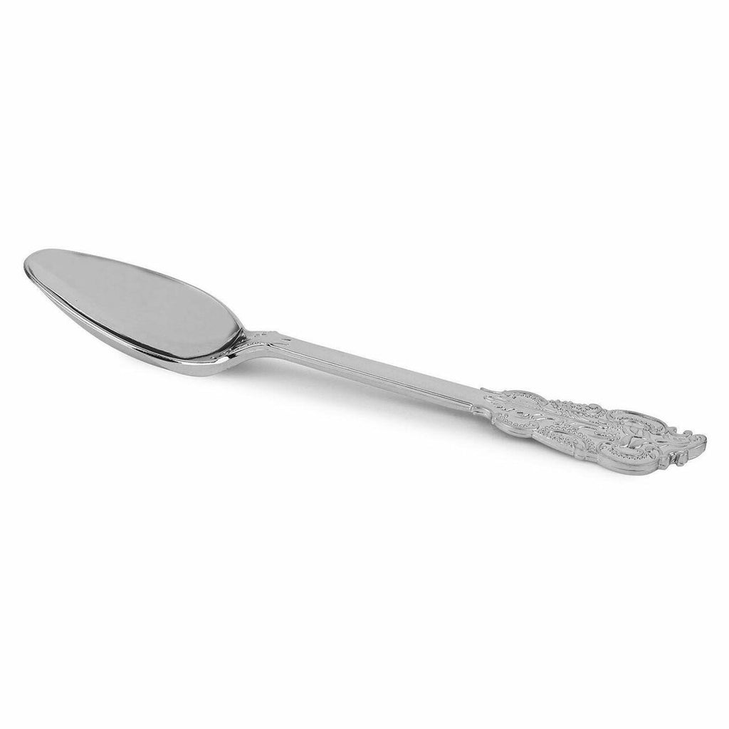 Party Dimensions Silver Plastic Spoons 7.3" 24pk - The Cuisinet