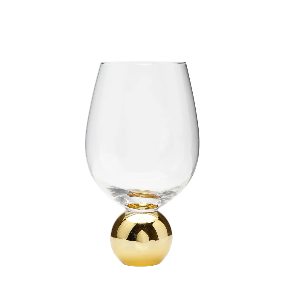 Classic Touch Gold Wine Glasses 6pc - The Cuisinet