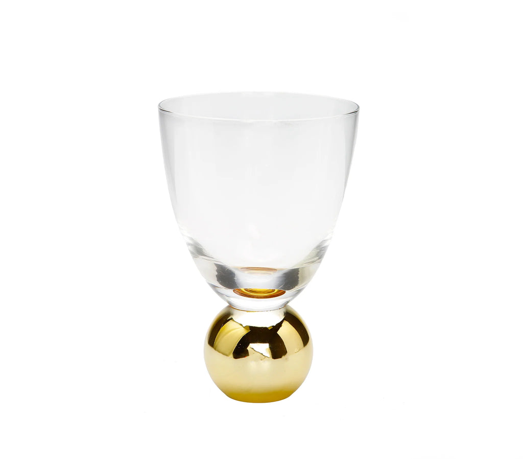 Classic Touch Gold Drinking Glasses 8oz 6pc - The Cuisinet