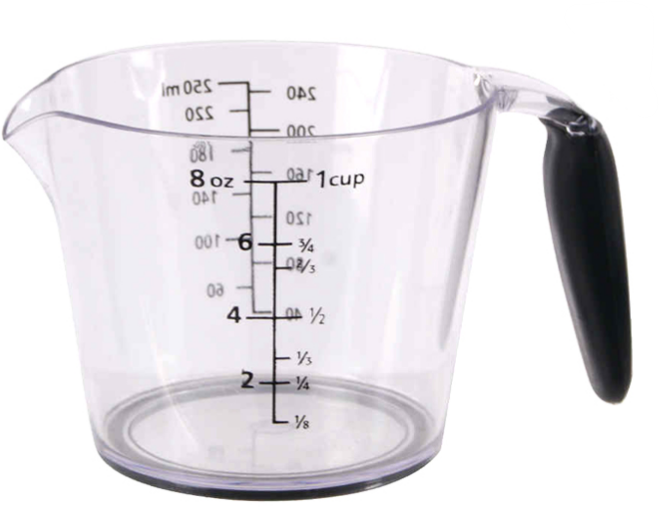 1-cup Measuring Cup with Non-slip Base - The Cuisinet