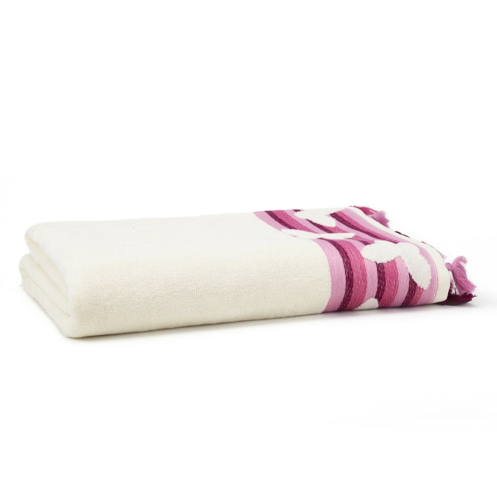 Butterfly Turkish Cotton Bath Towel Boysenberry - The Cuisinet