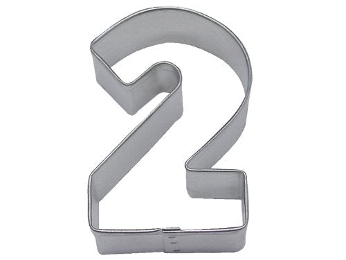 R & M Number 2 Cookie Cutter in Durable, Economical, Tinplated Steel - The Cuisinet