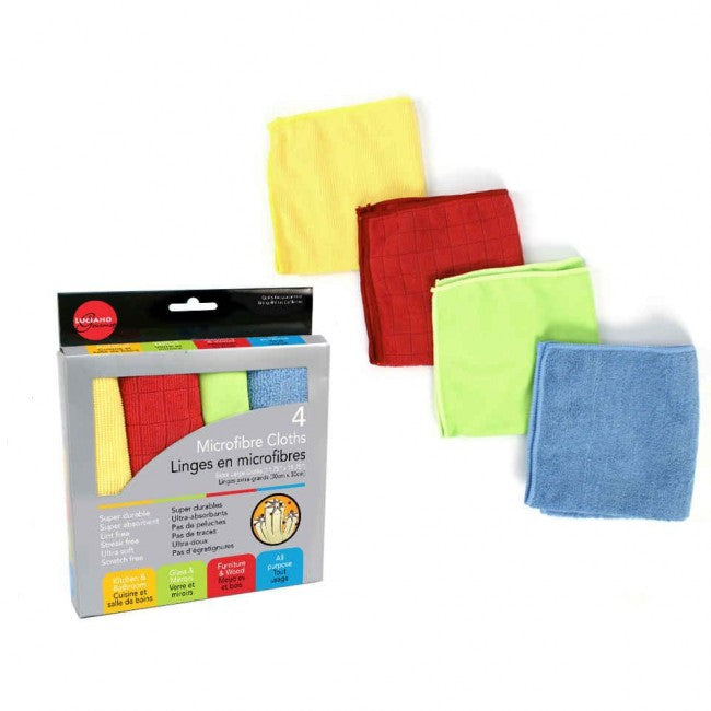 CTG Luciano Gourmet Microfibre Cleaning Cloth - Set of 4 - The Cuisinet