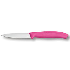 Victorinox Pink Serrated Pointed Knife 3.25" 1pc - The Cuisinet