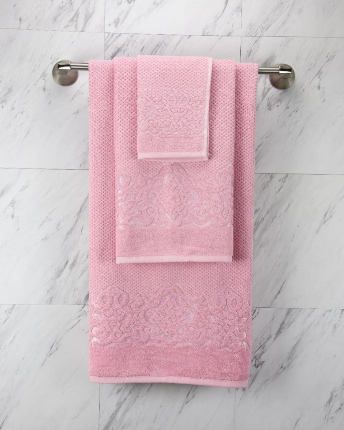 Galata Turkish Cotton Bath Towel Rose - The Cuisinet