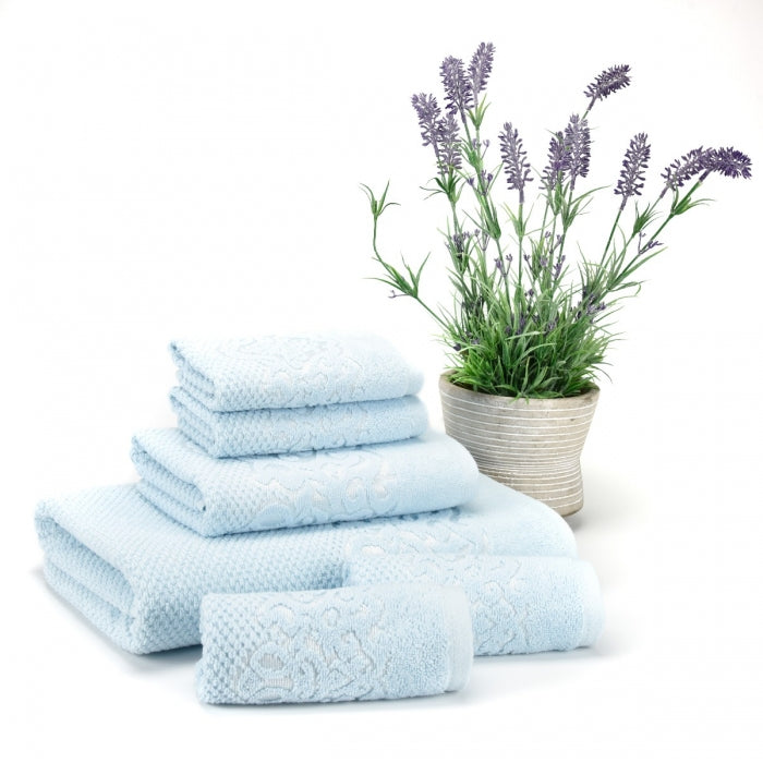 Galata Turkish Cotton Bath Towel Ice Blue - The Cuisinet