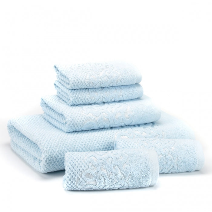Galata Turkish Cotton Bath Towel Ice Blue - The Cuisinet