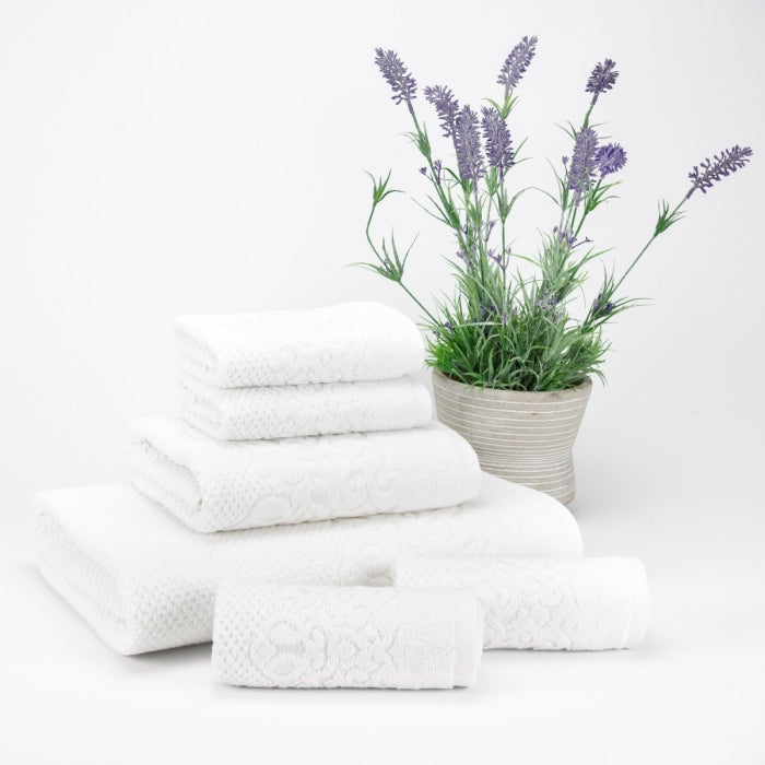 Galata Turkish Cotton Bath Towel White - The Cuisinet