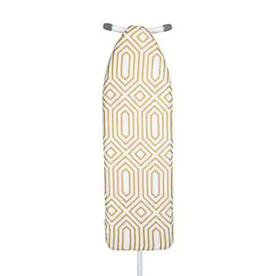 Scorch Resistant Ironing Board Cover and Pad in Gold - The Cuisinet
