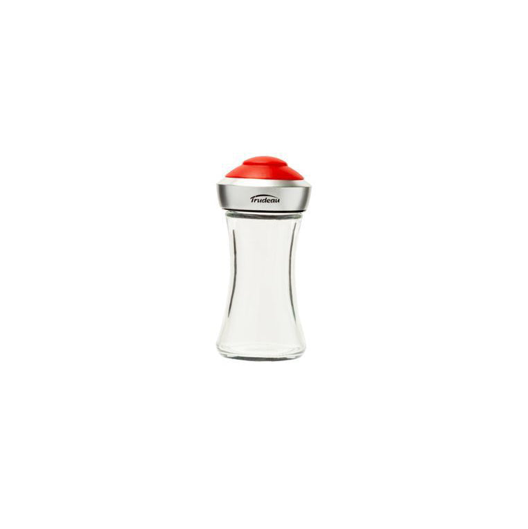 Trudeau Red/Clear Glass Pop Salt & Pepper Shaker 1pc - The Cuisinet