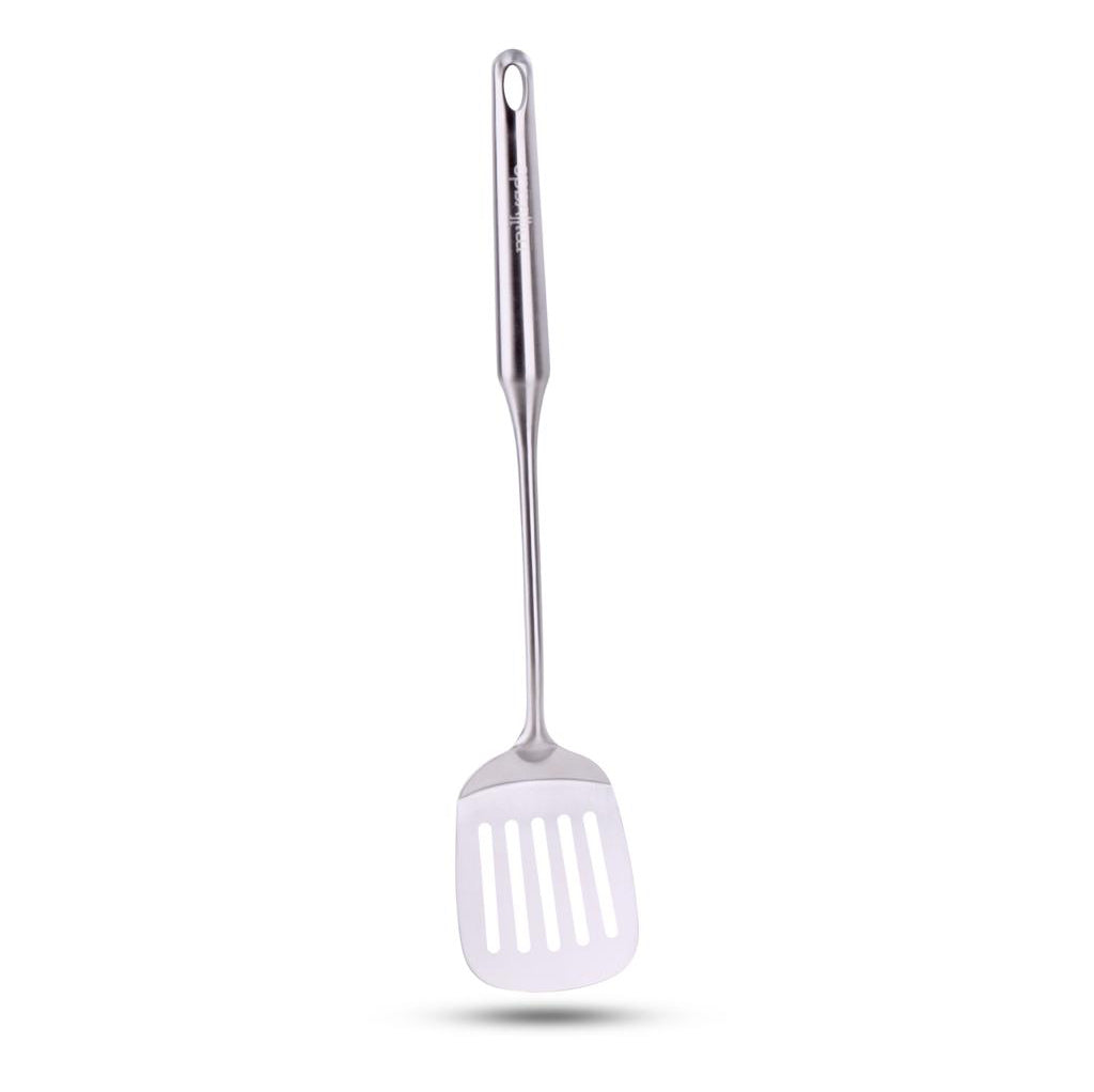 Milvado Stainless Steel Slotted Turner 15" 1pc - The Cuisinet