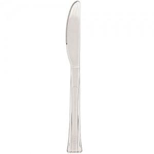 Lillian Clear Plastic Knives 48pc - The Cuisinet