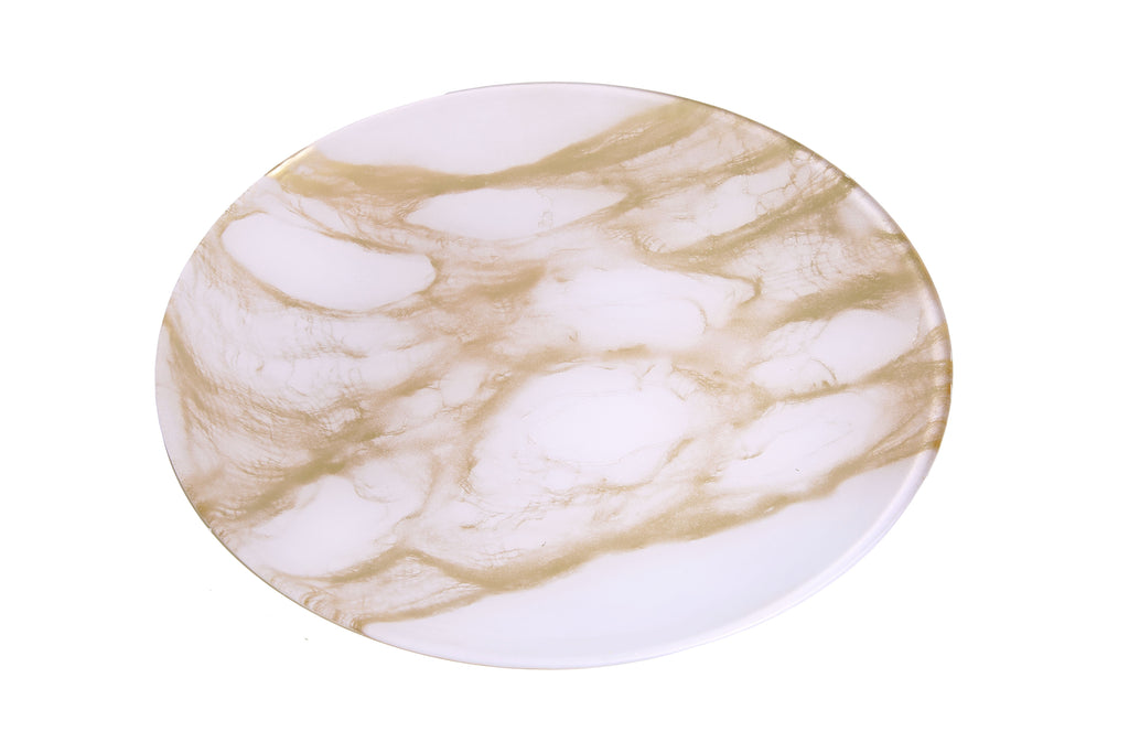 Classic Touch Gold/White Salad Plate 8.25" 1pc - The Cuisinet