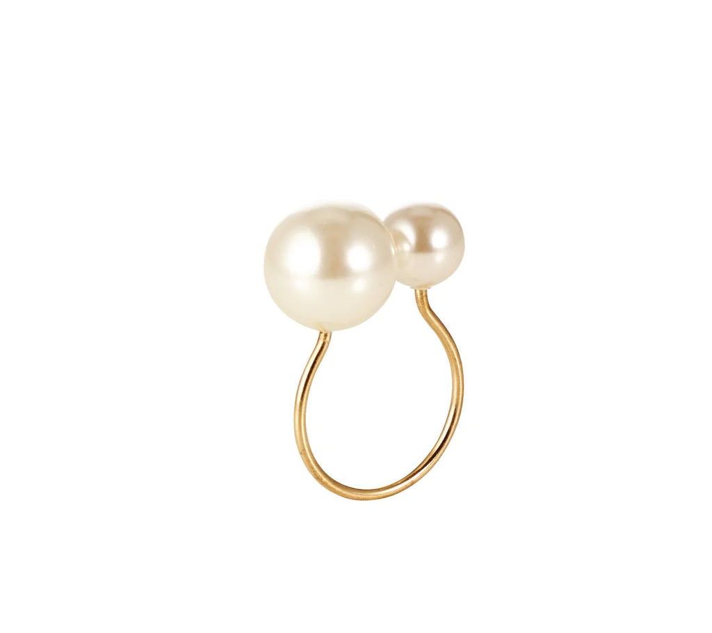 White Pearl Napking Ring - The Cuisinet