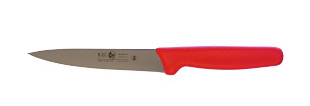 Icel Red  5.5'' Serrated Utilty Knife 1pc - The Cuisinet