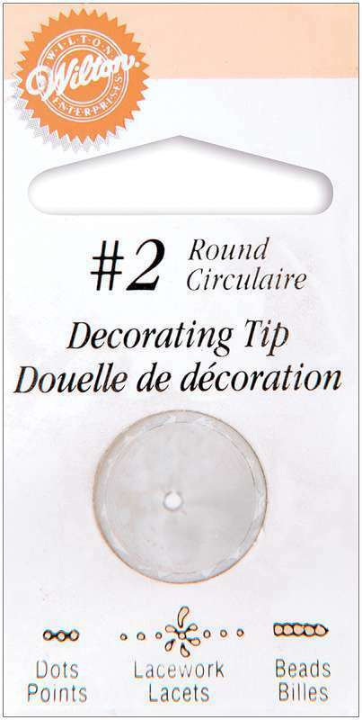 Decorating Tip #2 Round - The Cuisinet