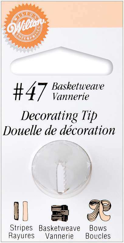 Decorating Tip #47 Basketweave - The Cuisinet