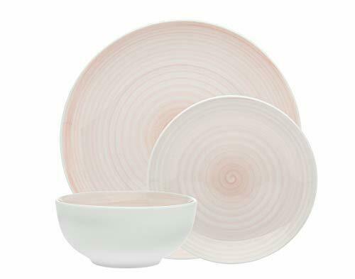 Godinger Pink Swirl Dinnerware Set 12pc - The Cuisinet
