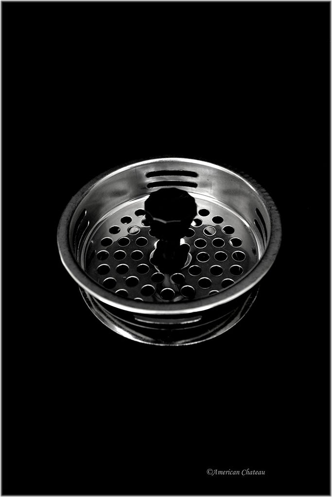 2 Piece Sink/Bath/Shower 3.5" Diameter Stainless Steel Drain Stopper - The Cuisinet
