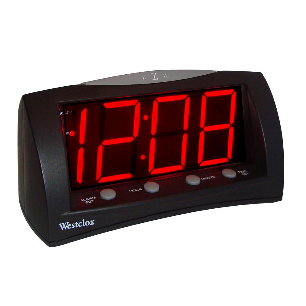 Westclox 1.8 in. Display Oversized Button Alarm Clock - The Cuisinet